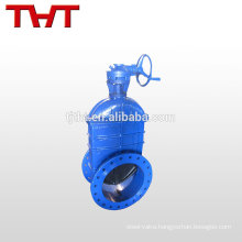 Large diameter rubber seat flanged compression ball gate valve